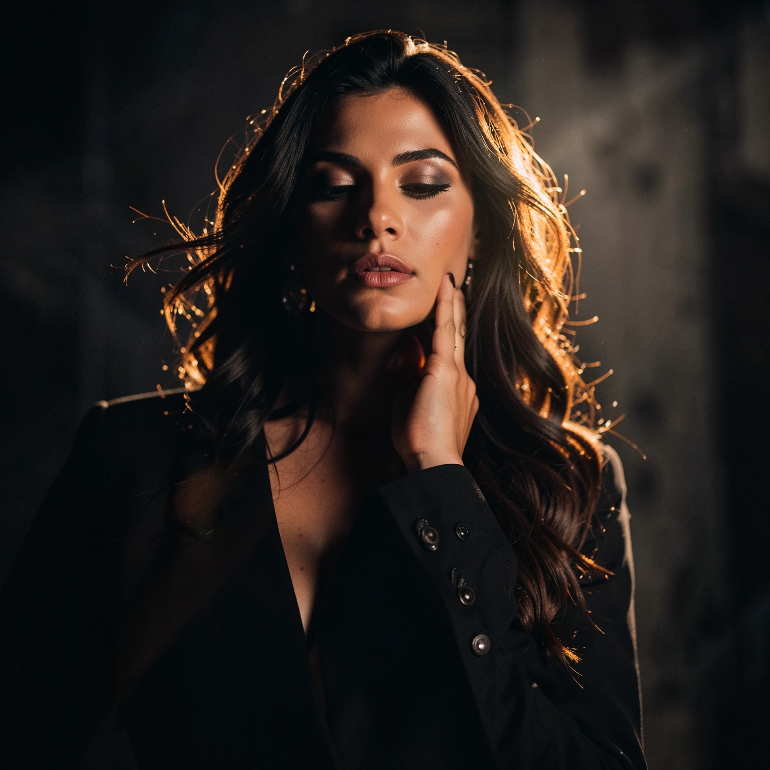 woman, high fashion editorial, cinematic lighting, cinematic lighting, euphoric