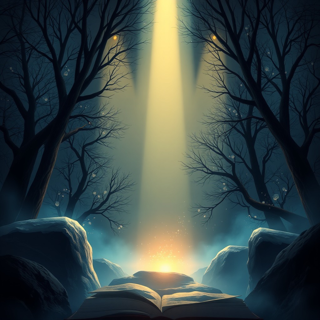 realistic book cover illustration, cinematic lighting, premium look