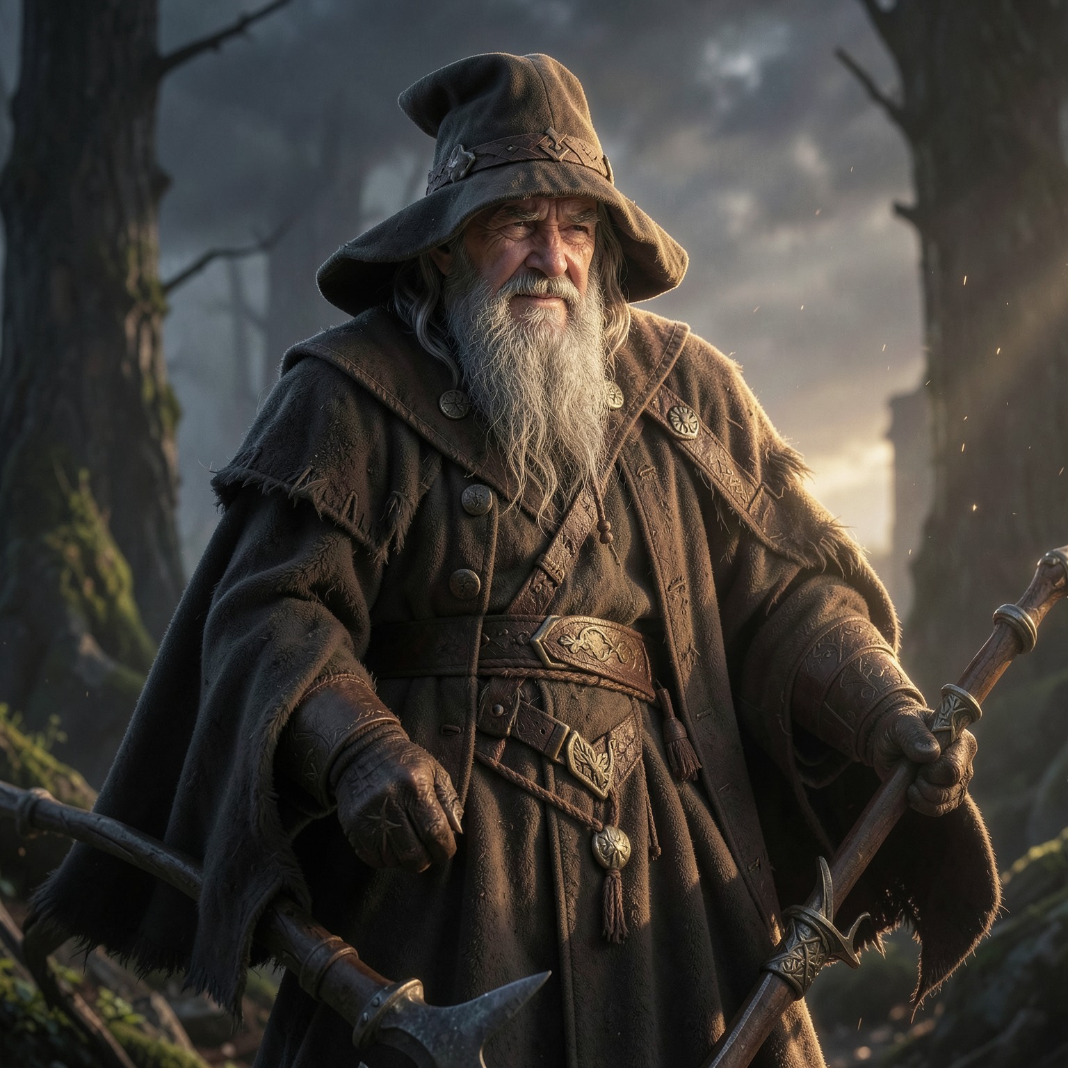gandalf wizard, ultra-detailed digital art, cinematic lighting, high detail textures