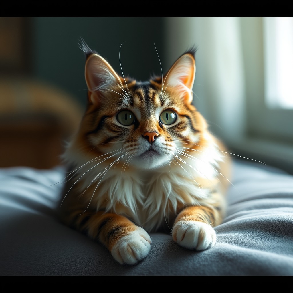 cat, photorealistic cinematic