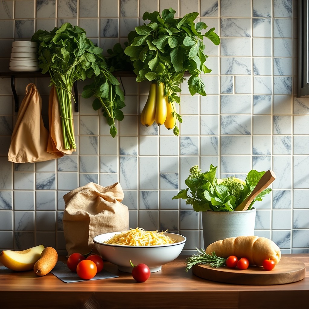 organic food commercial photography, clean bright style