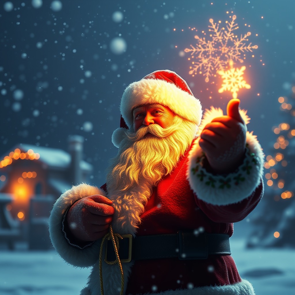 santa xmas, ultra-detailed digital art, cinematic lighting, epic, euphoric, 3d render octane