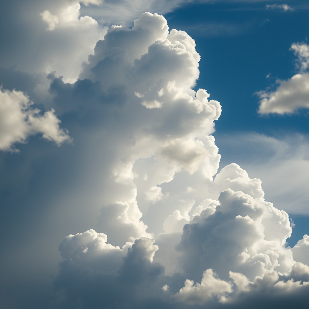 Photo-realistic editorial photography, realistic scene representing dramatic clouds