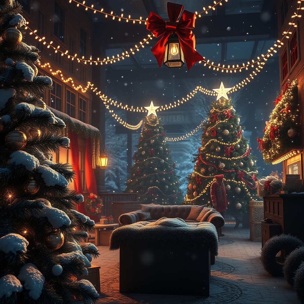 xmas, ultra-detailed digital art, cinematic lighting