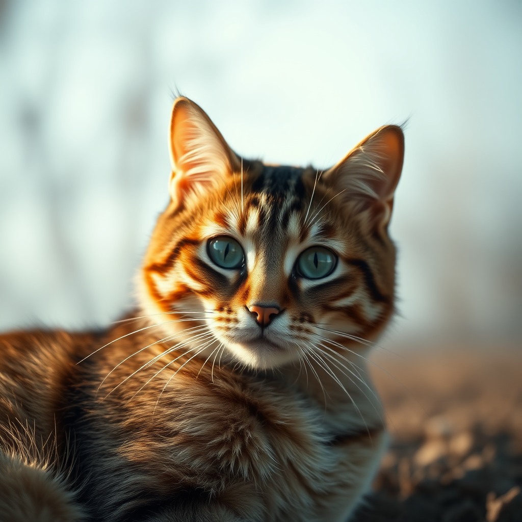 cat, photorealistic cinematic