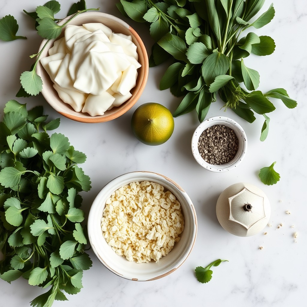 green detox ingredients, clean minimal style