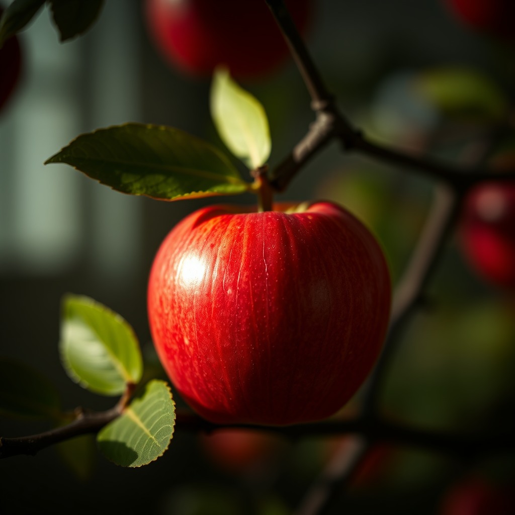 red apple