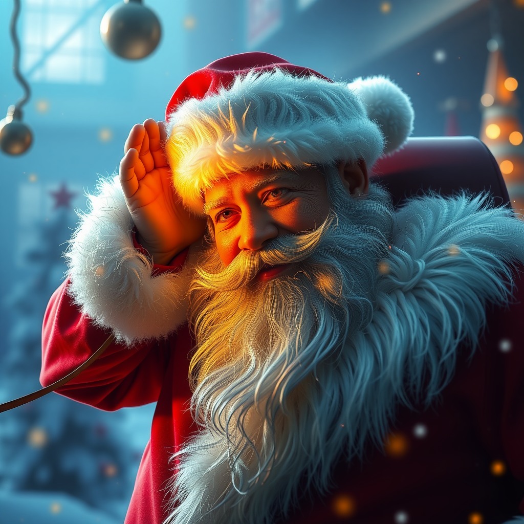 santa xmas, ultra-detailed digital art, cinematic lighting, epic, euphoric