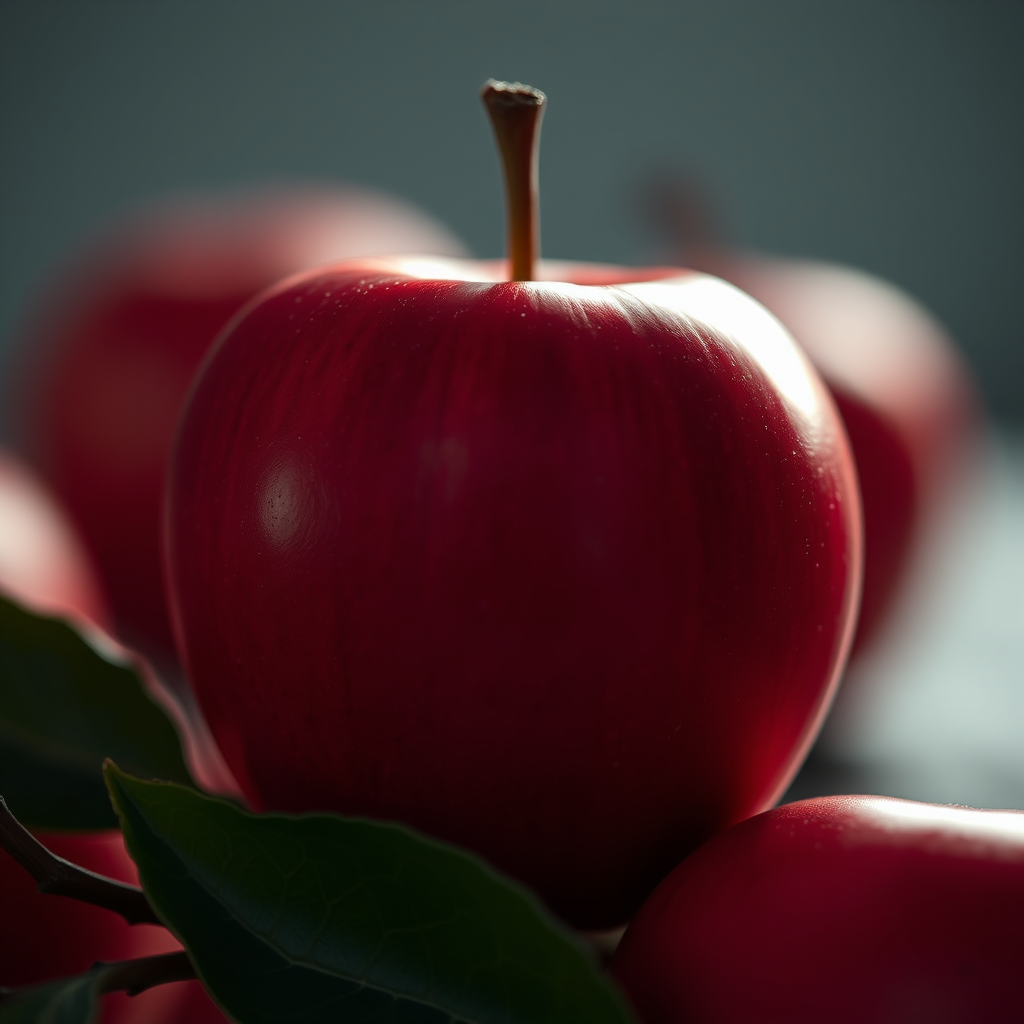 red apple