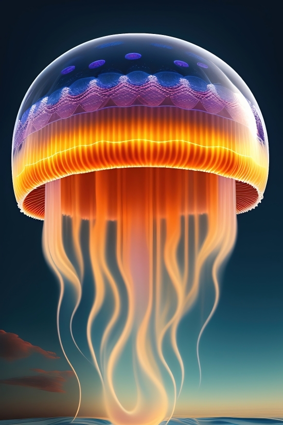 3d, Jellyfish, Anatomy, Science, Medical, Human