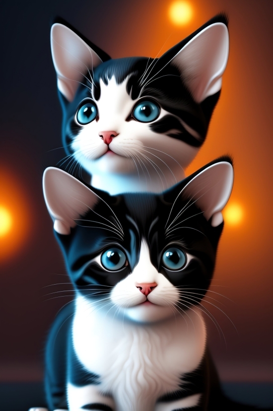 Adobe Ai Image Generator, Coquette, Kitty, Cat, Feline, Domestic
