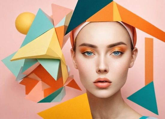 Aerial Stock Video, Head, Lip, Eyebrow, Eye, Eyelash