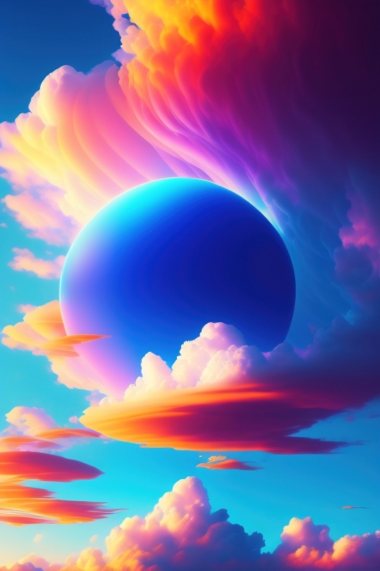 Ai Artwork Generator Free, Light, Design, Wallpaper, Moon, Graphic