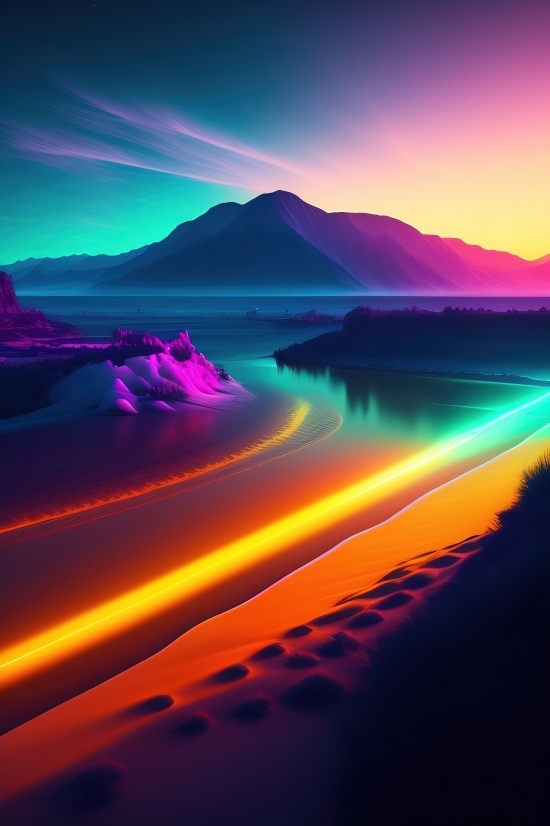 Ai Drawing Maker, Generate Image Ai Free, Sky, Light, Landscape, Sun