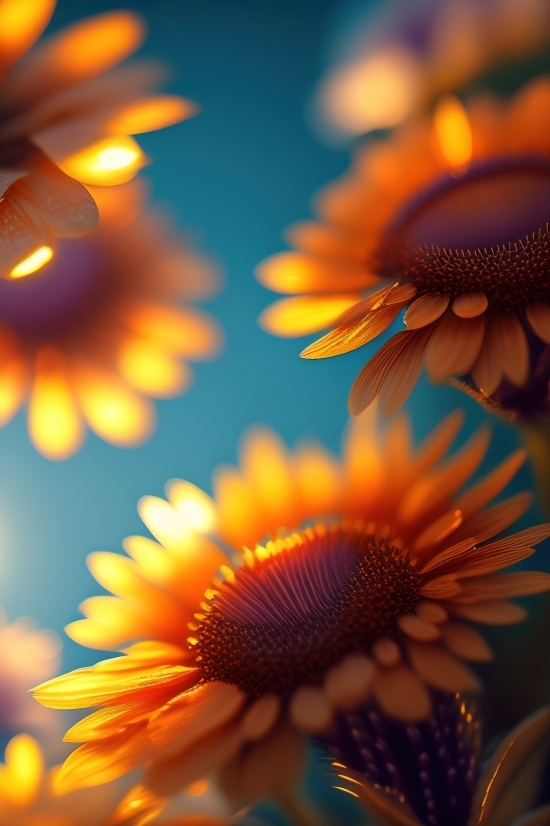 Ai Foto, Sunflower, Flower, Daisy, Petal, Yellow
