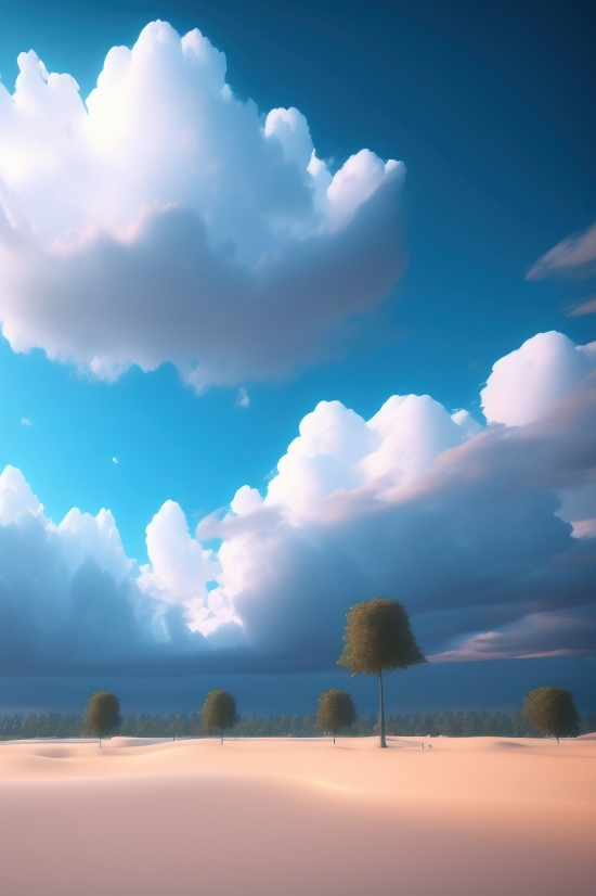Ai Generated, Sky, Cloudiness, Sun, Weather, Cloudy