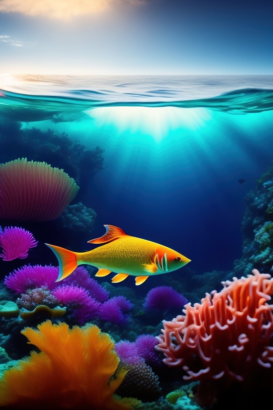 Ai In Manufacturing, Seawater, Underwater, Fish, Sea, Reef