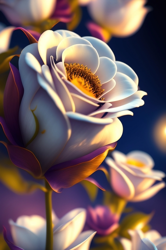 Ai Make Picture, Lotus, Pollen, Graphic, Flower, Plant
