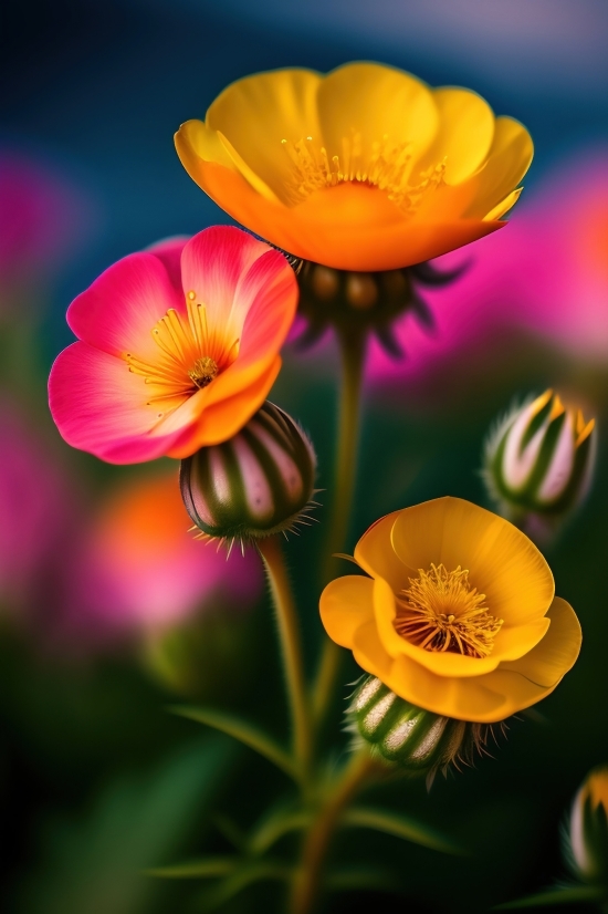 Ai Model Generating Images From Any Prompt, Pollen, Flower, Tulip, Spring, Plant