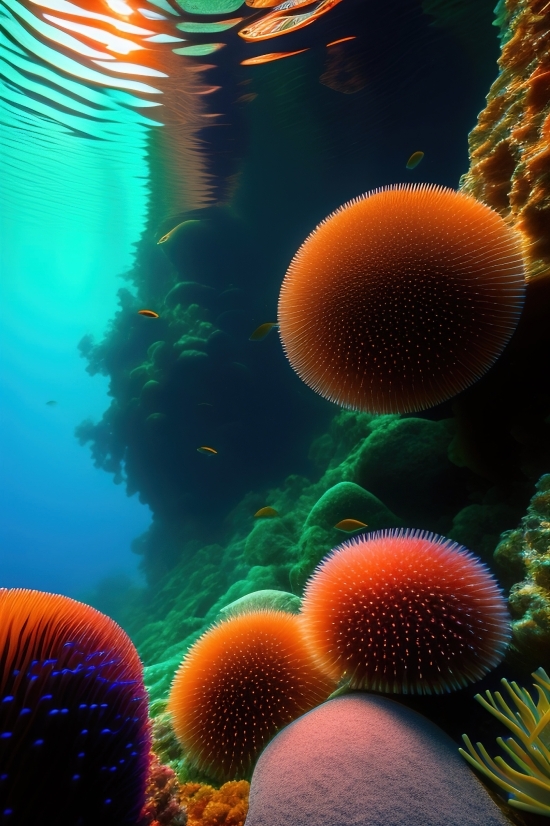 Ai Modify Image, Reef, Underwater, Sea, Coral, Fish