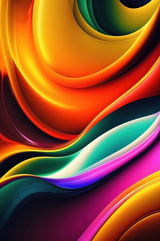 Ai Picture From Text, Design, Wallpaper, Light, Art, Wave