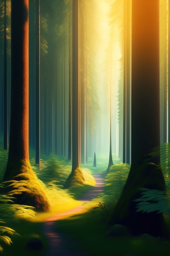 Ai Selfie App Free, Forest, Landscape, Sun, Tree, Lighting