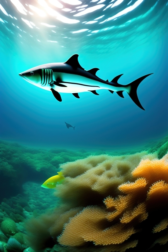 Ai Short Film Generator, Free Art Generator, Seawater, Sea, Ocean, Fish