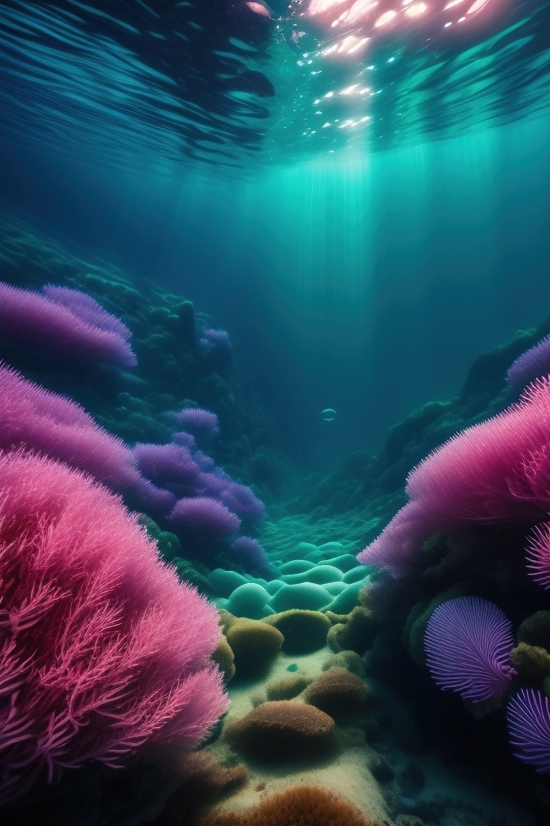 Ai Video Generator Free, Ai Generated Images, Reef, Coral, Underwater, Sea