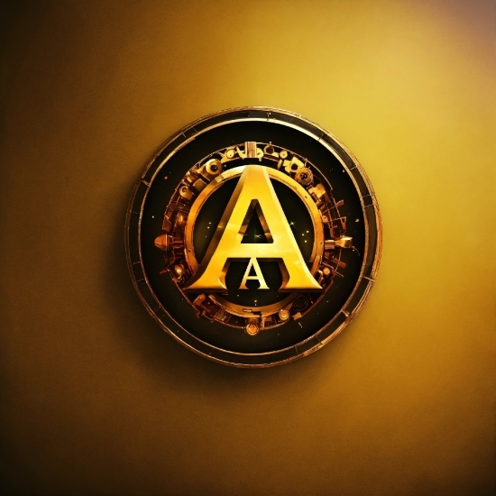 Amber, Motor Vehicle, Font, Emblem, Circle, Symbol