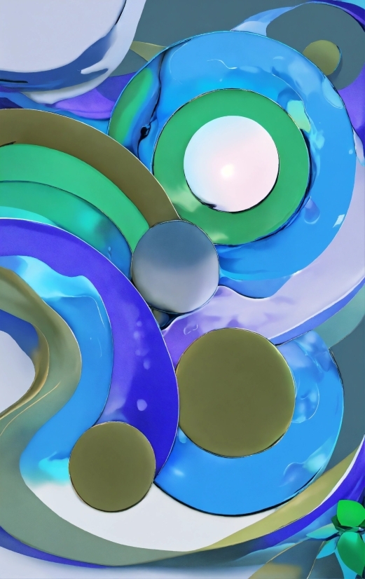 Ambient Video Loop, Colorfulness, Azure, Art, Aqua, Circle
