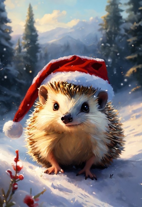 Animal, Snow, Holiday, Cute, Winter, Fur