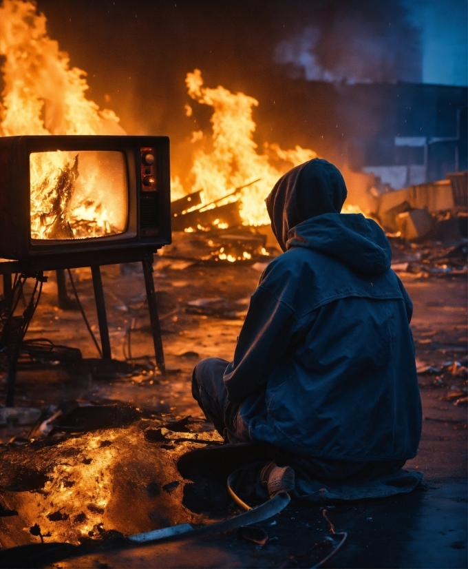 Animation Video Clip, Fire, Heat, Fireplace, Hot, Danger