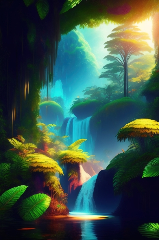 Aquarium, Aquatic, Light, Sea, Sun, Colorful