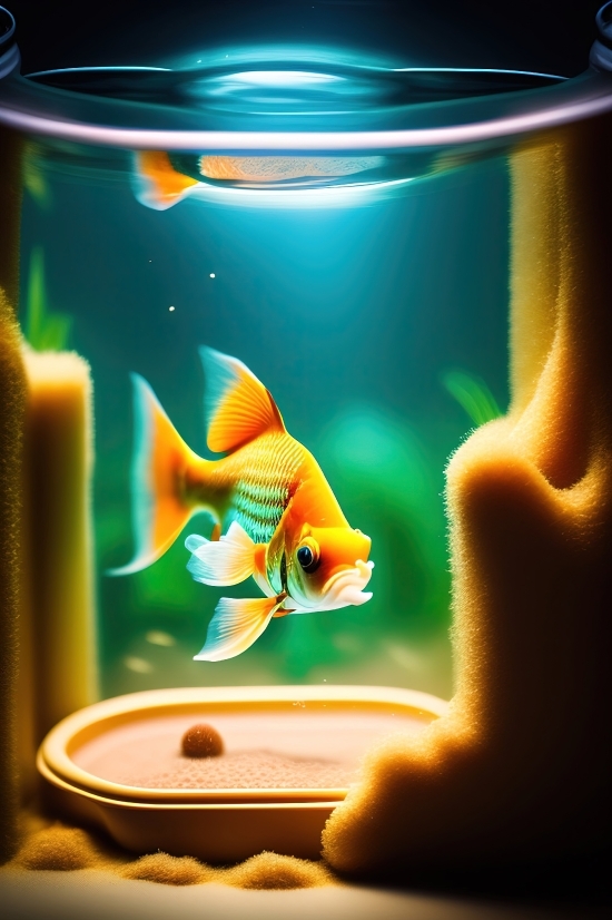Aquarium, Event, Sport, Goldfish, Ball, Lights