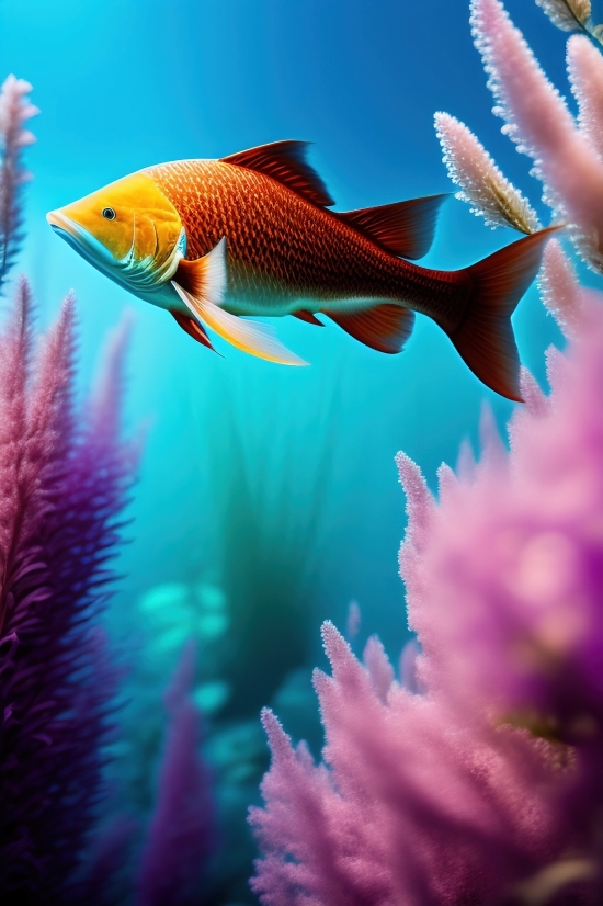 Aquarium, Fish, Goldfish, Underwater, Water, Seawater