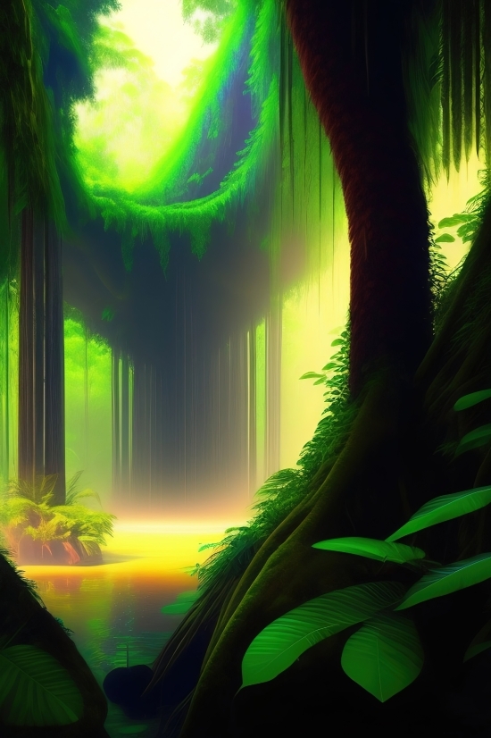 Aquatic, Lighting, Apparatus, Tree, Shape, Art