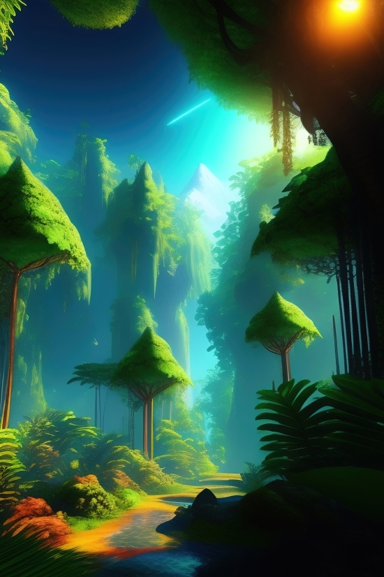 Aquatic, Tree, Sea, Ocean, Sun, Tropical