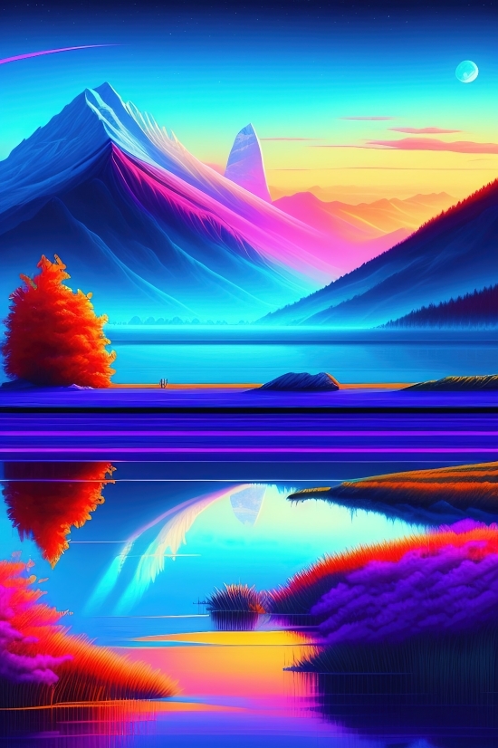 Art, Digital, Design, Light, Fractal, Space