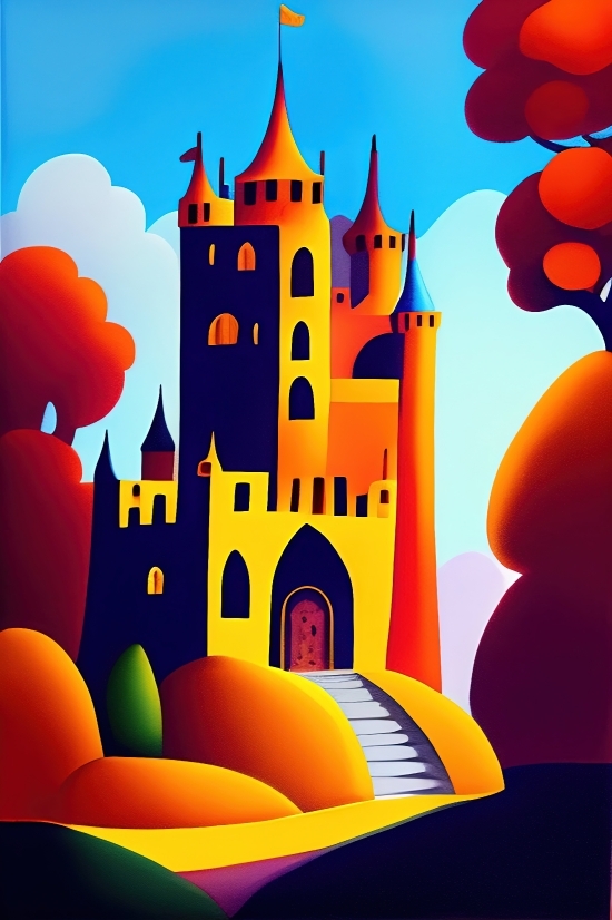 Art, Icon, Design, Graphic, Orange, Symbol