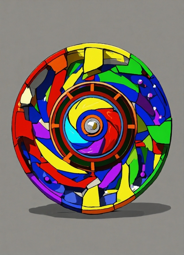 Art, Triangle, Circle, Symmetry, Pattern, Painting