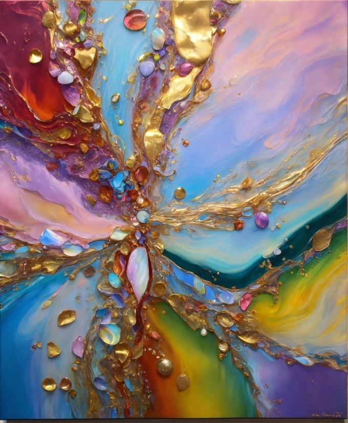 Artbeats Footage, Liquid, Azure, Organism, Paint, Art