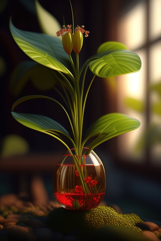Artificial Intelligence Art, Seedling, Plant, Leaf, Growth, Botany