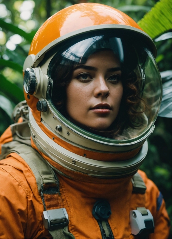 Astronaut, Helmet, Portrait, Crash Helmet, Uniform, Clothing