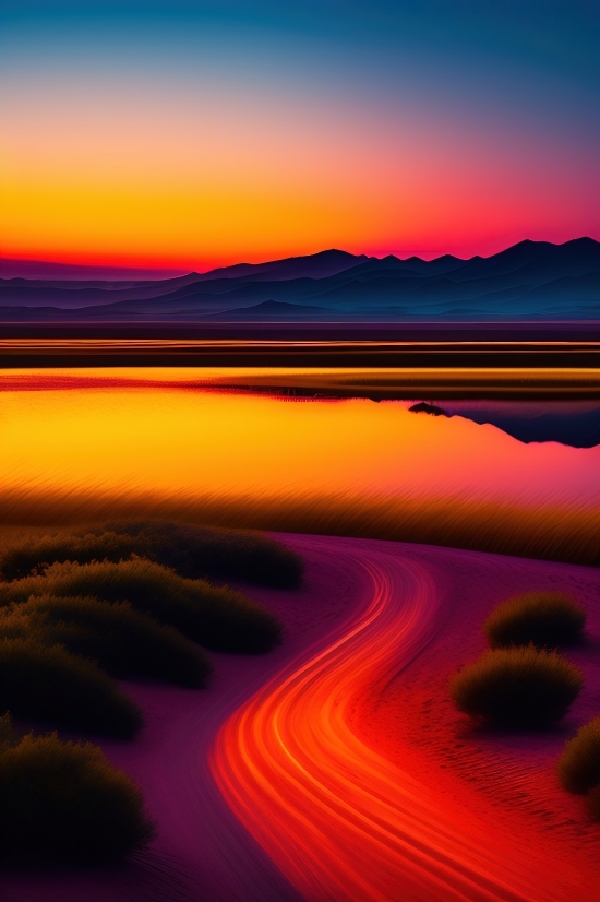 Best Ai Artist, Ai Art Generator Prompt, Sun, Sunset, Sea, Sunrise