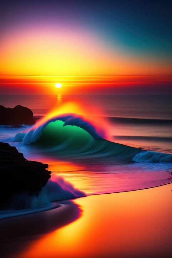 Best Ai Photo Enhancer Free, Sun, Sunset, Light, Sky, Sea