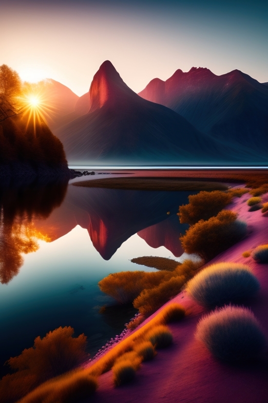 Best Free Stable Diffusion, Best Free Stable Diffusion, Sun, Star, Sunset, Celestial Body