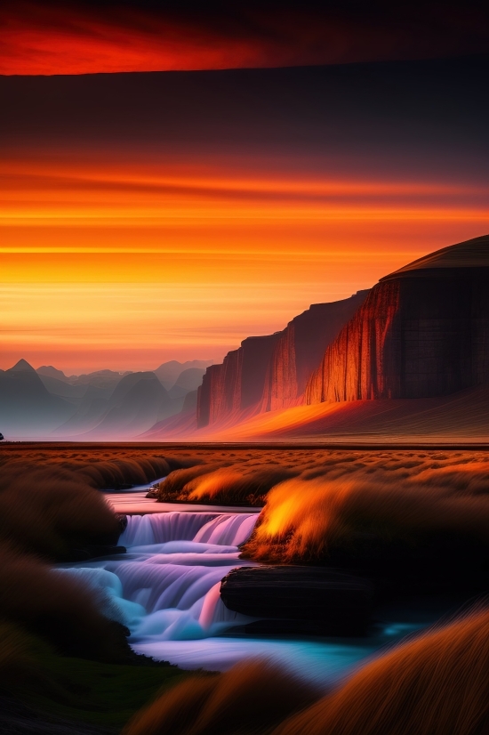 Best Image Enlarger Software, Canyon, Sunset, Ravine, Valley, Beach