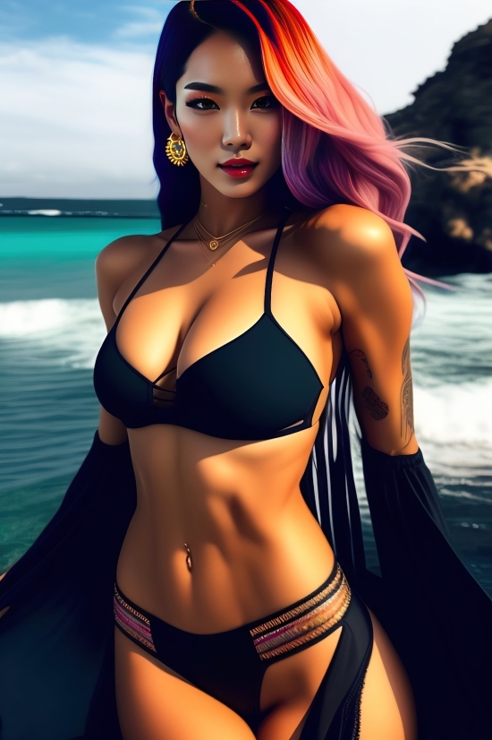 Bikini, Clothing, Swimsuit, Sexy, Beachwear, Attractive