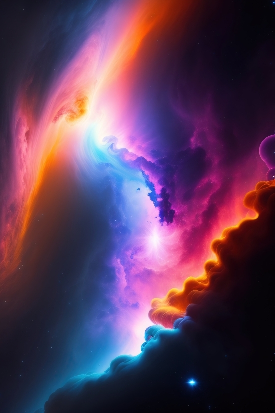 Blaze, Star, Light, Texture, Glow, Heat