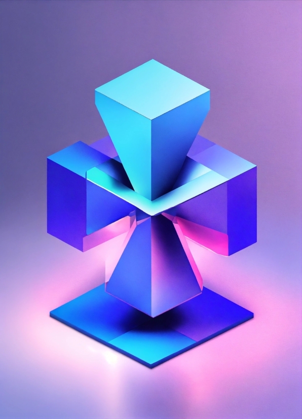 Blue, Triangle, Art, Creative Arts, Material Property, Symmetry